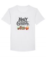 Merry Christmas (cadouri) Tricou mânecă scurtă guler larg Bărbat Skater