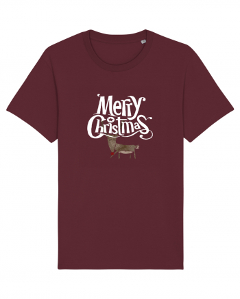 Merry Christmas (Ren timid)  Burgundy