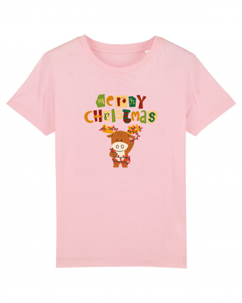 Merry Christmas (Ren luminos)  Cotton Pink