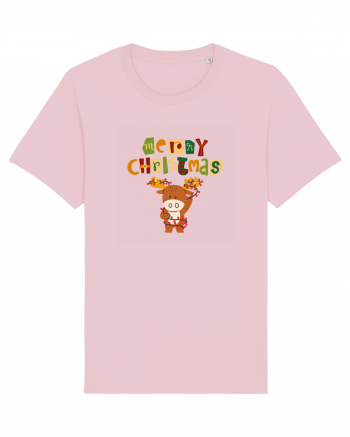Merry Christmas (Ren luminos)  Cotton Pink