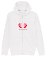 yoga flower power Hanorac cu fermoar Unisex Connector