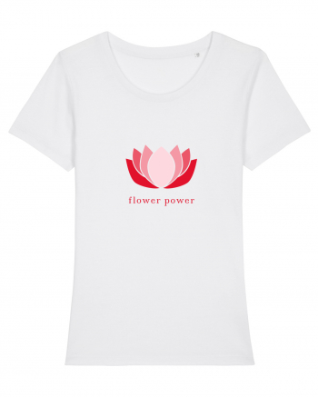 yoga flower power White