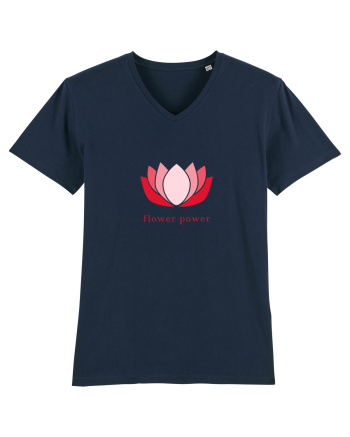 yoga flower power French Navy