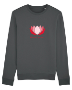 yoga flower power Bluză mânecă lungă Unisex Rise