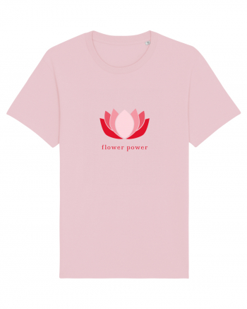 yoga flower power Cotton Pink