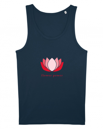 yoga flower power Navy
