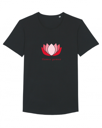 yoga flower power Black