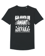 Asa arata un amant adevarat Tricou mânecă scurtă guler larg Bărbat Skater