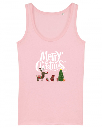 Merry Christmas (scenă de Crăciun)  Cotton Pink