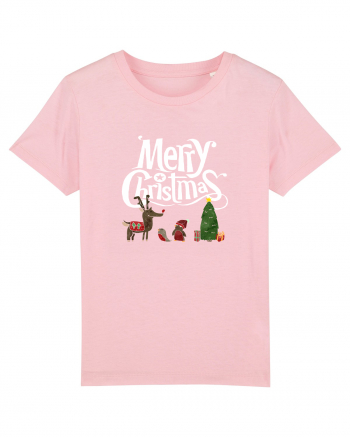 Merry Christmas (scenă de Crăciun)  Cotton Pink