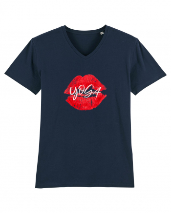 yoga kiss French Navy