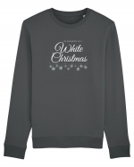 White Christmas (ghirlanda de zăpadă)  Bluză mânecă lungă Unisex Rise