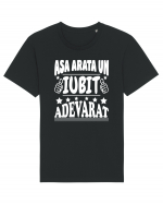 Asa arata un iubit adevarat Tricou mânecă scurtă Unisex Rocker