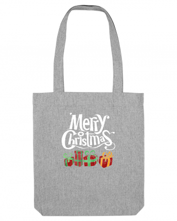 Merry Christmas (cadouri) alb Heather Grey