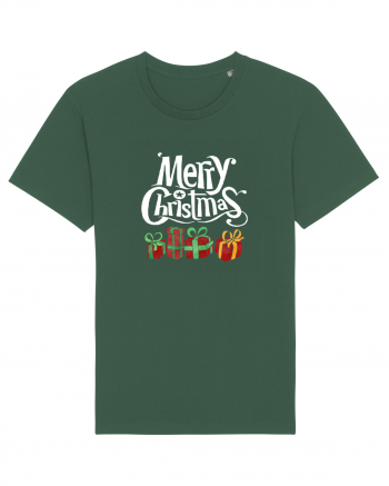 Merry Christmas (cadouri) alb Bottle Green