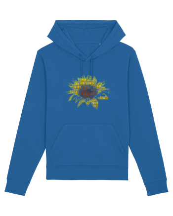 Sunflower WordArt Royal Blue