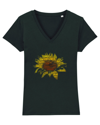 Sunflower WordArt Black