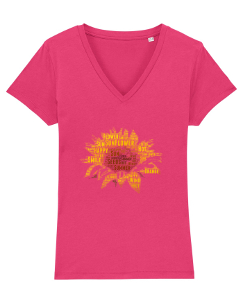 Sunflower WordArt Raspberry