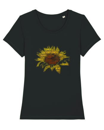 Sunflower WordArt Black