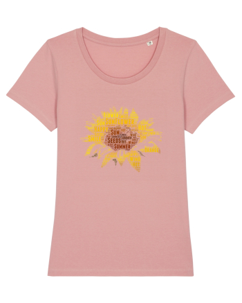Sunflower WordArt Canyon Pink