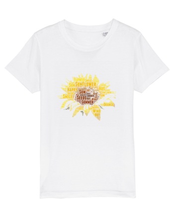 Sunflower WordArt White