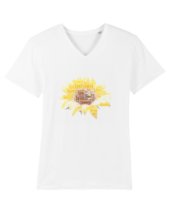 Sunflower WordArt White