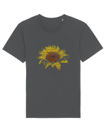 Sunflower WordArt Tricou mânecă scurtă Unisex Rocker