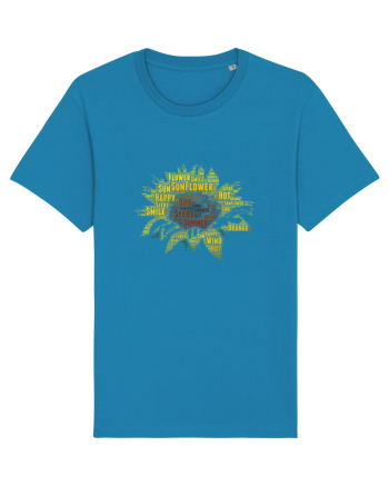 Sunflower WordArt Azur
