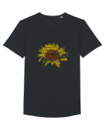 Sunflower WordArt Tricou mânecă scurtă guler larg Bărbat Skater