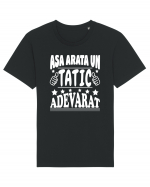 Asa arata un tatic adevarat Tricou mânecă scurtă Unisex Rocker