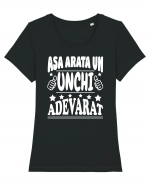 Asa arata un unchi adevarat Tricou mânecă scurtă guler larg fitted Damă Expresser