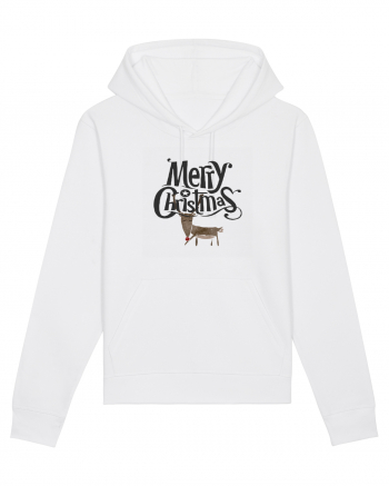 Merry Christmas (Ren timid) negru White