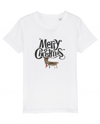 Merry Christmas (Ren timid) negru White