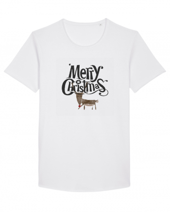 Merry Christmas (Ren timid) negru White