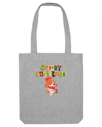 Merry Christmas (cățelus festiv)  Heather Grey