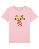 Merry Christmas (cățelus festiv)  Tricou mânecă scurtă  Copii Mini Creator