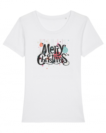 Merry Christmas (decorațiuni Crăciun) negru White