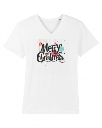 Merry Christmas (decorațiuni Crăciun) negru White