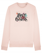 Merry Christmas (decorațiuni Crăciun) negru Bluză mânecă lungă Unisex Rise