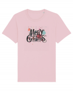 Merry Christmas (decorațiuni Crăciun) negru Tricou mânecă scurtă Unisex Rocker