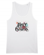 Merry Christmas (decorațiuni Crăciun) negru Maiou Bărbat Runs