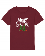 Merry Christmas (pom iubitor)  Tricou mânecă scurtă  Copii Mini Creator