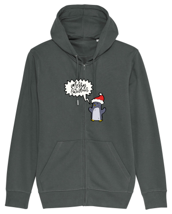 Merry Christmas Pinguin Anthracite
