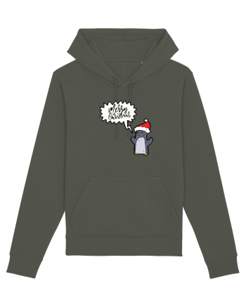 Merry Christmas Pinguin Khaki
