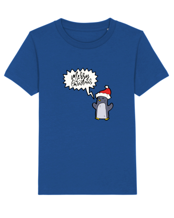 Merry Christmas Pinguin Majorelle Blue
