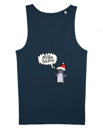 Merry Christmas Pinguin Navy