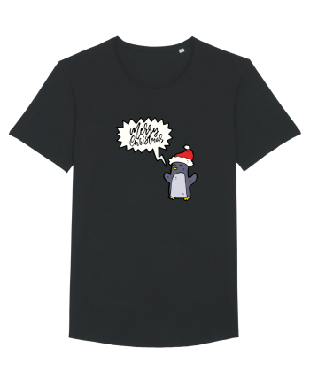 Merry Christmas Pinguin Black