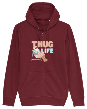 Moș Crăciun Thug Life Burgundy