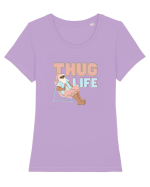Moș Crăciun Thug Life Tricou mânecă scurtă guler larg fitted Damă Expresser