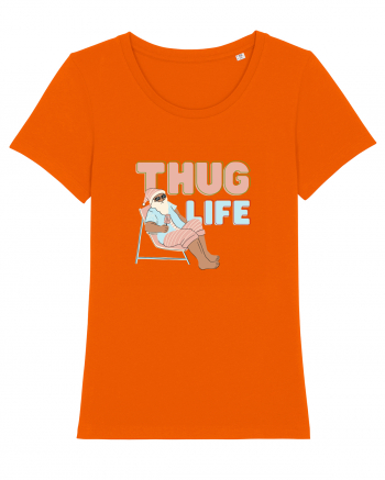 Moș Crăciun Thug Life Bright Orange